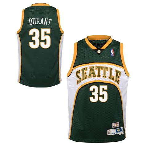 kevin durant seattle supersonics jersey youth